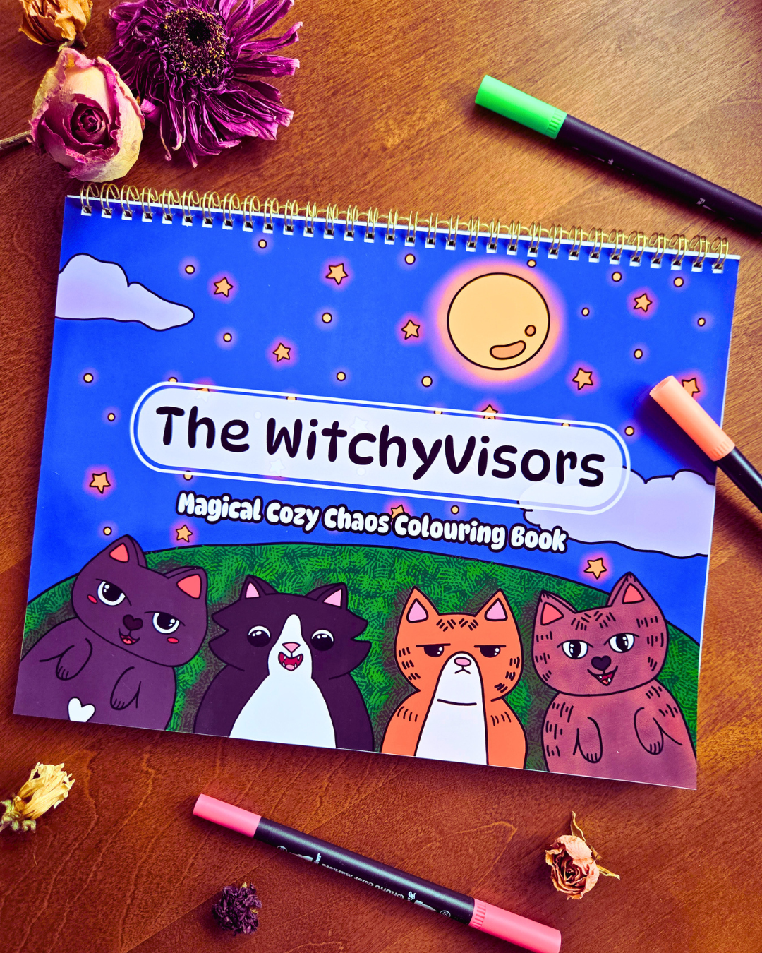 The WitchyVisor Colouring Book: Magical Cozy Chaos