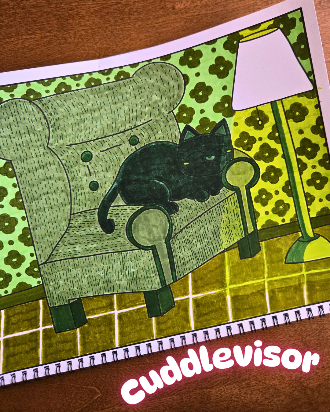 The WitchyVisor Colouring Book: Magical Cozy Chaos