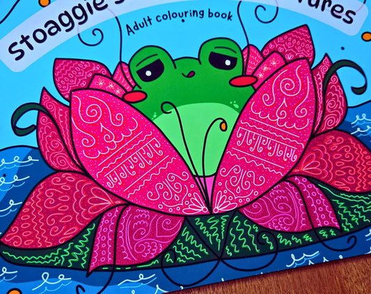 Queer Witchy Frog Coloring Book: Stoaggie's Magical Adventures